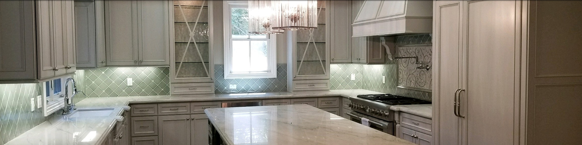 Kitchen Back Splash and Stone Counter Top